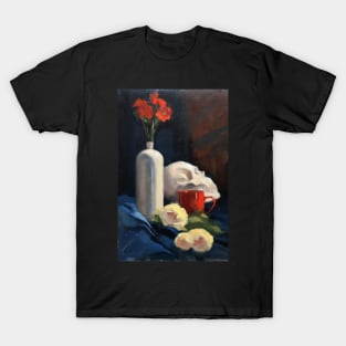 Still Life with Skull ~ oil painting T-Shirt